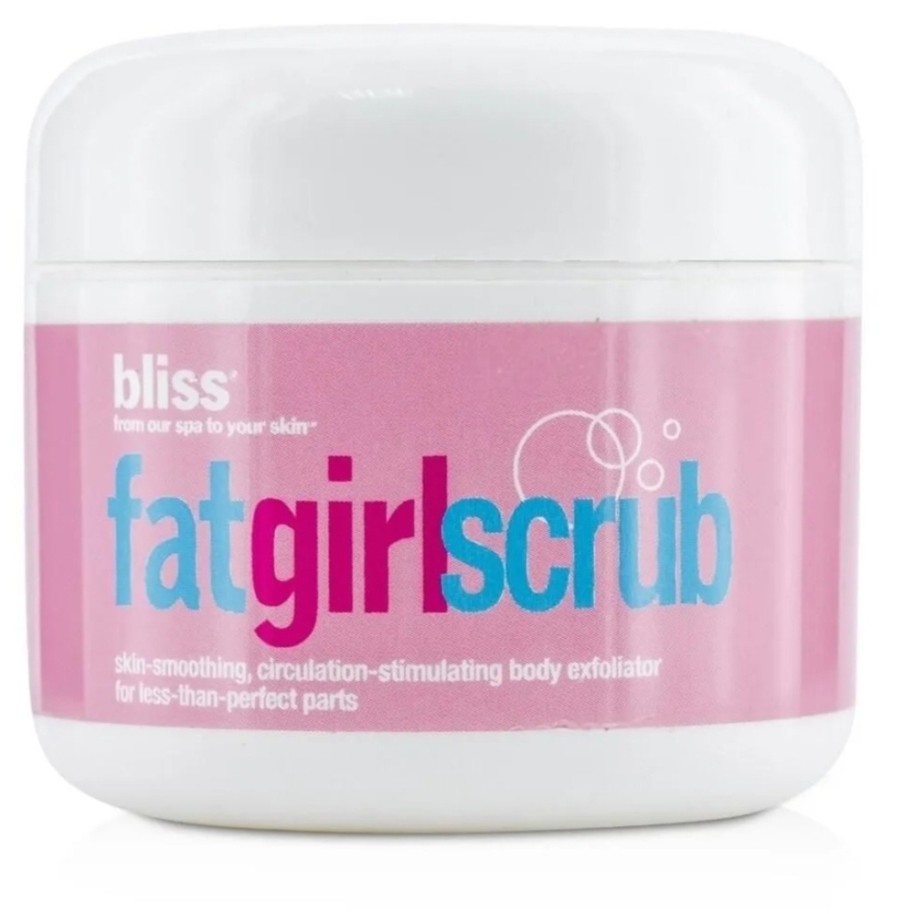 3x Bliss FatGirlScrub Exfoliator -Body Scrub Cellulite Skin‎ Smoothing  2.7 Oz